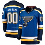 Camiseta Hockey Mujer St Louis Blues Primera Breakaway Personalizada Azul Camiseta Hockey Mujer St Louis Blues Primera Breakaway Personalizada Azul