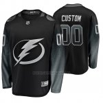 Camiseta Tampa Bay Lightning Personalizada Alternato Negro2
