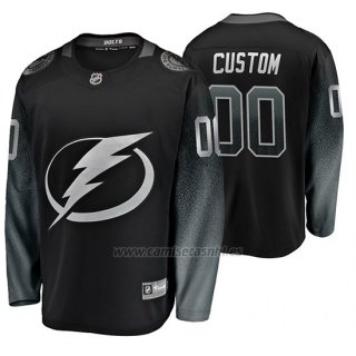 Camiseta Tampa Bay Lightning Personalizada Alternato Negro2