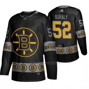 Camiseta Boston Bruins Sean Kuraly Breakaway Negro