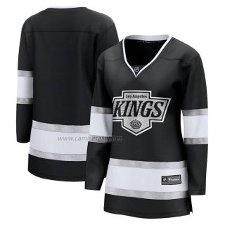 Camiseta Hockey Mujer Los Angeles Kings Primera Breakaway Negro1