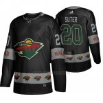 Camiseta Minnesota Wild Ryan Suter Breakaway Negro