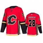 Camiseta Hockey Calgary Flames Elias Lindholm Primera Rojo