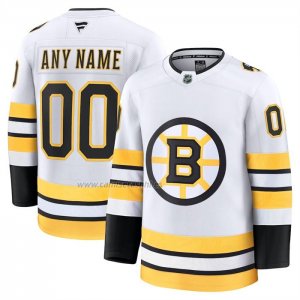 Camiseta Hockey Boston Bruins Premium Personalizada Blanco