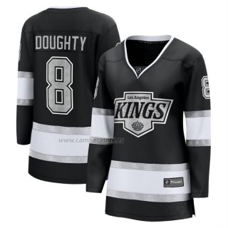 Camiseta Hockey Mujer Los Angeles Kings Drew Doughty Primera Breakaway Negro