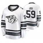 Camiseta Nashville Predators Roman Josi 2019 All Star Blanco