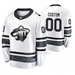 Camiseta Minnesota Wild Personalizada 2019 All Star Blanco