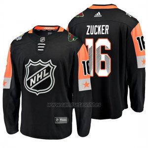 Camiseta Minnesota Wild Jason Zucker 2018 All Star Negro