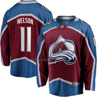 Camiseta Hockey Colorado Avalanche Brock Nelson Primera Breakaway Rojo