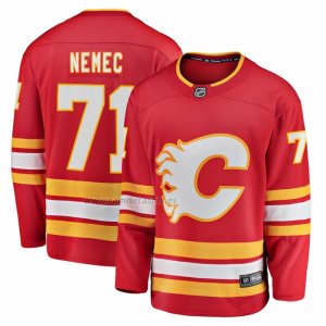 Camiseta Hockey Calgary Flames Simon Nemec Primera Breakaway Rojo Camiseta Hockey Calgary Flames Simon Nemec Primera Breakaway Rojo