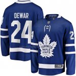 Camiseta Hockey Toronto Maple Leafs Connor Dewar Primera Premier Breakaway Azul