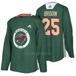 Camiseta Minnesota Wild Jonas Brodin New Season Practice Verde