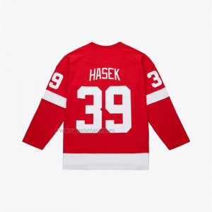 Camiseta Hockey Detroit Red Wings Dominik Hasek Mitchell & Ness 2007-08 Power Play Rojo