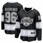 Camiseta Hockey Los Angeles Kings Andrei Kuzmenko Primera Breakaway Negro