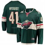 Camiseta Hockey Minnesota Wild Gustav Nyquist Primera Breakaway Verde1