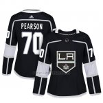 Camiseta Mujer Los Angeles Kings 70 Tanner Pearson Adizero Jugador Home Negro