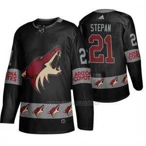 Camiseta Arizona Coyotes Derek Stepan Breakaway Negro
