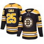 Camiseta Boston Bruins Brandon Carlo Autentico Home Negro
