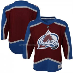 Camiseta Hockey Nino Colorado Avalanche Primera Replica Blank Rojo