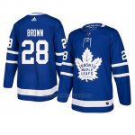 Camiseta Toronto Maple Leafs Connor Brown Autentico Home Azul
