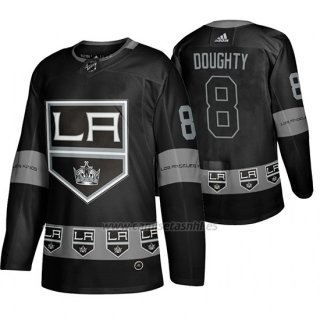 Camiseta Los Angeles Kings Drew Doughty Breakaway Negro