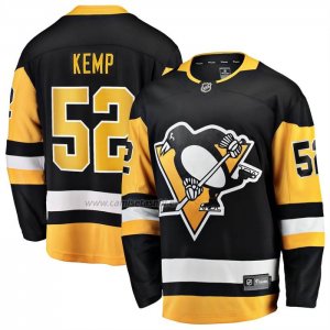 Camiseta Hockey Pittsburgh Penguins Philip Kemp Primera Breakaway Negro Camiseta Hockey Pittsburgh Penguins Philip Kemp Primera Breakaway Negro