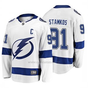 Camiseta Tampa Bay Lightning Steven Stamkos 2019 Away Breakaway Blanco