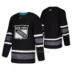 Camiseta New York Rangers Blank 2019 All Star Negro