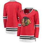 Camiseta Hockey Mujer Chicago Blackhawks Primera Breakaway Rojo Camiseta Hockey Mujer Chicago Blackhawks Primera Breakaway Rojo