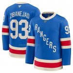Camiseta Hockey New York Rangers Mika Zibanejad Centennial Premium Azul