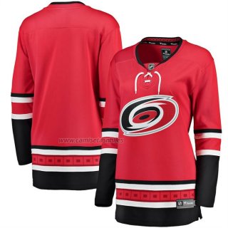 Camiseta Hockey Mujer Carolina Hurricanes Alterno Breakaway Rojo