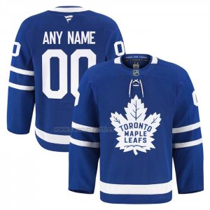 Camiseta Hockey Toronto Maple Leafs Primera Autentico Pro Personalizada Azul