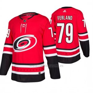 Camiseta Carolina Hurricanes Micheal Ferland Primera Autentico Rojo