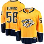 Camiseta Hockey Nashville Predators Michael Bunting Primera Breakaway Oro