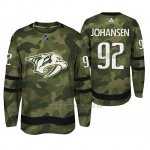 Camiseta Nashville Predators Ryan Johansen Autentico Armed Special Forces Jugador