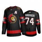Camiseta Hockey Ottawa Senators Mark Borowiecki Primera 2020-21 Negro