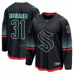 Camiseta Hockey Seattle Kraken Philipp Grubauer Alterno Breakaway Negro