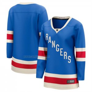 Camiseta Hockey Mujer New York Rangers Centennial Breakaway Azul