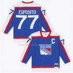 Camiseta Hockey New York Rangers Phil Esposito 1977-78 Power Play Azul