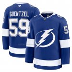 Camiseta Hockey Tampa Bay Lightning Jake Guentzel Primera Premium Azul