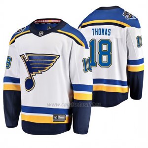 Camiseta Hockey St. Louis Blues Robert Thomas Away 2020 All Star Patch Blanco