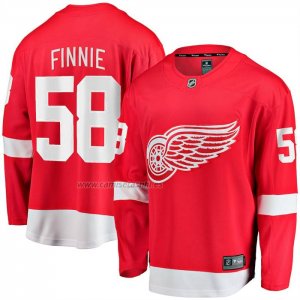 Camiseta Hockey Detroit Red Wings Emmitt Finnie Primera Breakaway Rojo