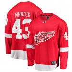 Camiseta Hockey Detroit Red Wings Petr Mrazek Primera Breakaway Rojo