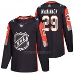 Camiseta Colorado Avalanche Nathan Mackinnon 2018 All Star Negro