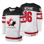 Camiseta Canada Team Allan Mcshane 2018 Iihf World Championship Jugador Blanco