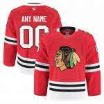 Camiseta Hockey Chicago Blackhawks Autentico Pro Personalizada Rojo