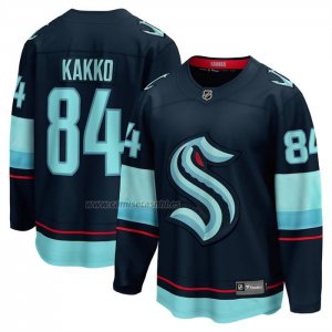 Camiseta Hockey Seattle Kraken Kaapo Kakko Primera Breakaway Azul