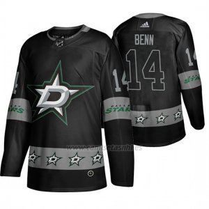 Camiseta Dallas Stars Jamie Benn Breakaway Negro