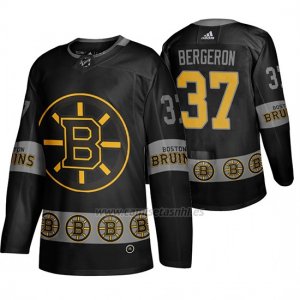 Camiseta Boston Bruins Patrice Bergeron Breakaway Negro