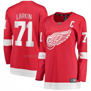 Camiseta Hockey Mujer Detroit Red Wings Dylan Larkin Primera Breakaway Rojo Camiseta Hockey Mujer Detroit Red Wings Dylan Larkin Primera Breakaway Rojo
